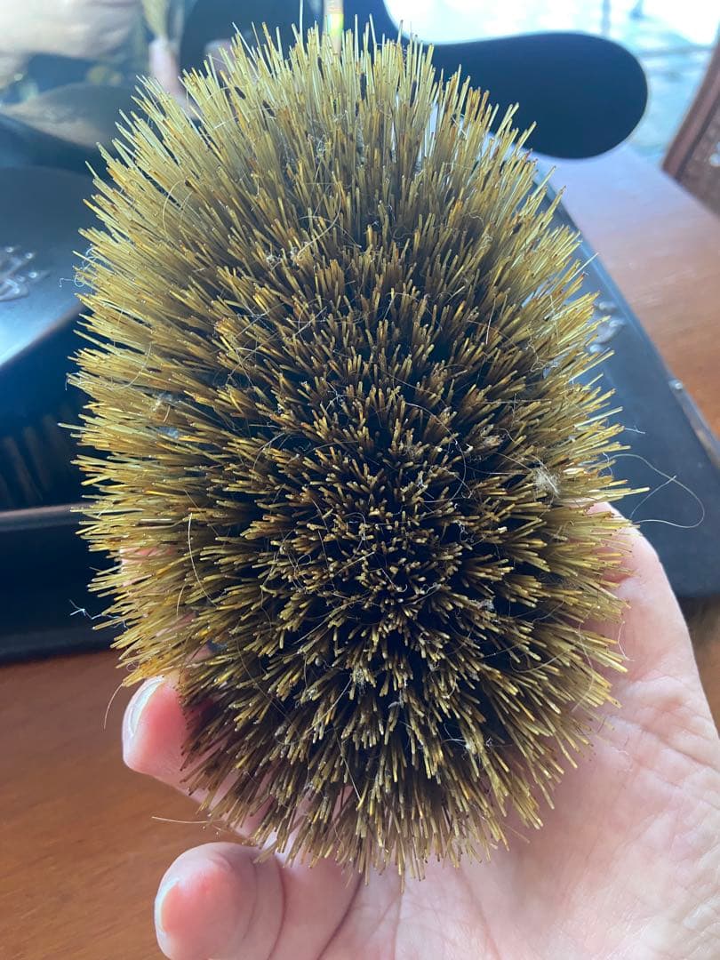 木製ミラーとブラシセット