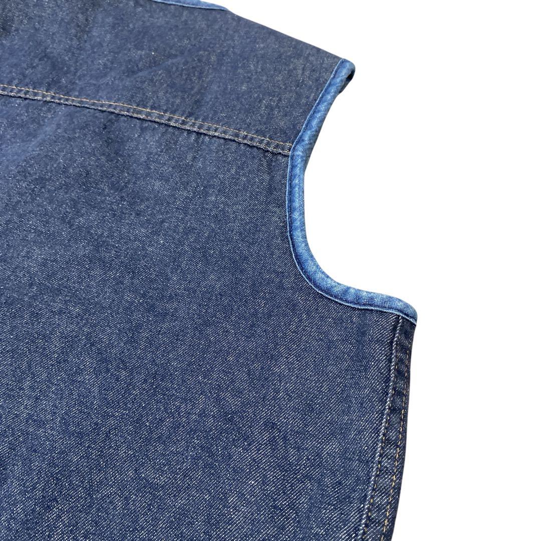 当日発送フォロー割80’s Carhartt denim vest XL