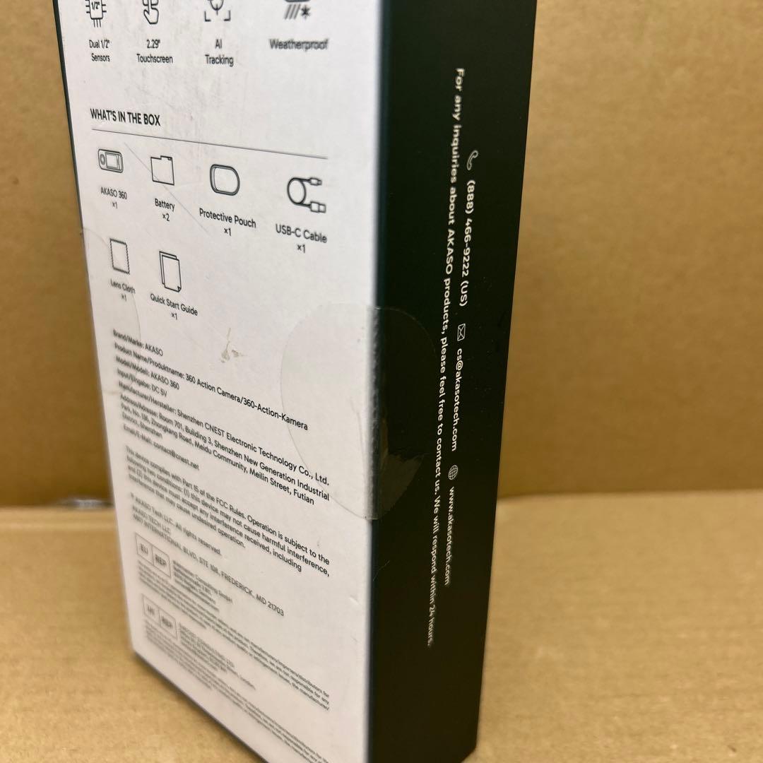 ビデオカメラ akaso360