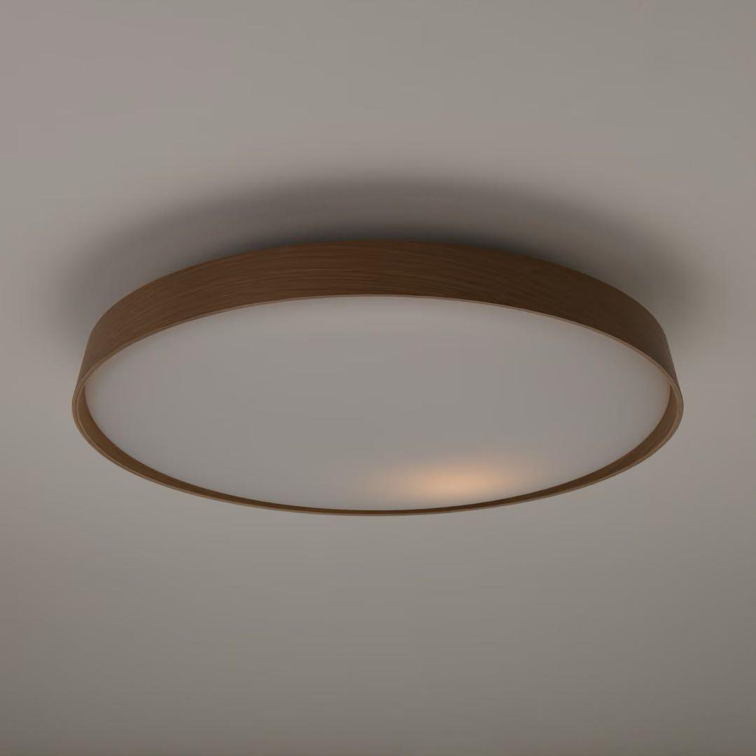 新品未使用　無印　LED 木製シーリングライト　調光調色機能付き　10畳