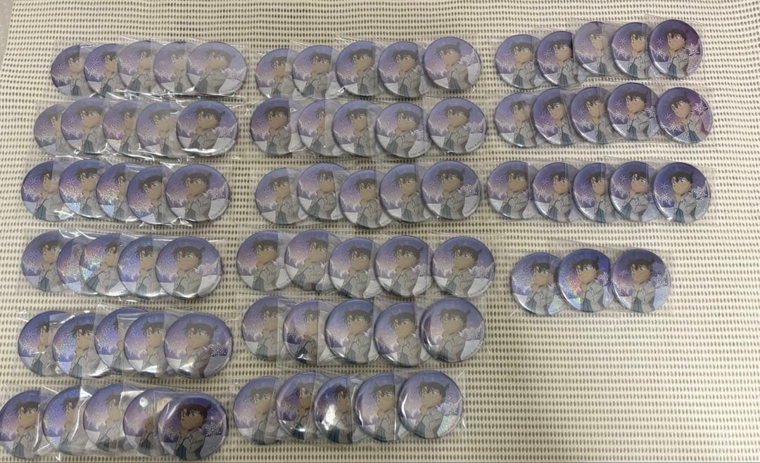 お*嬢様 名探偵コナン　隻眼の残像　ホロ缶バッジコレクション　江戸川コナン 78