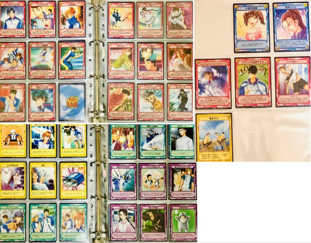 テニスの王子様トレカ大量1200枚以上セット！カードホルダー、カードケース付き
