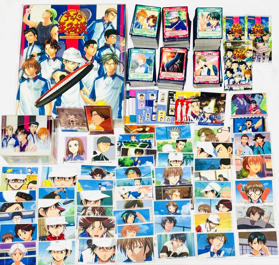 テニスの王子様トレカ大量1200枚以上セット！カードホルダー、カードケース付き