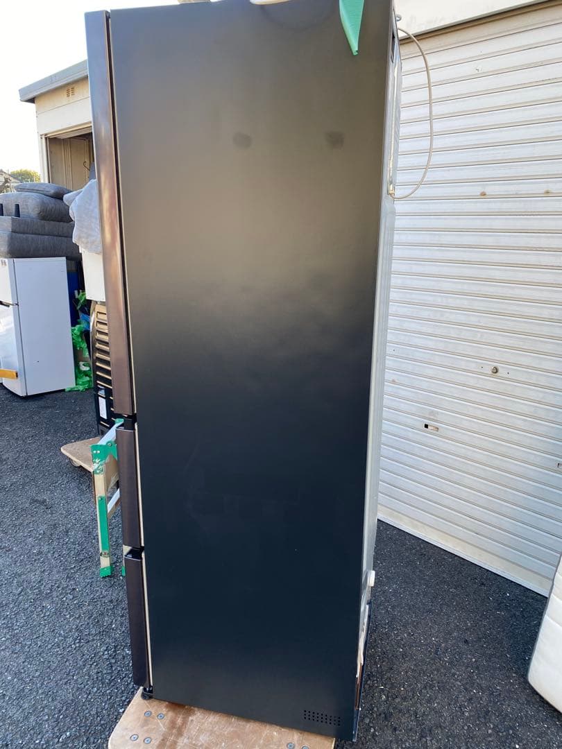 HITACHI ノンフロン冷蔵庫 R-V38NVL(K) 375L