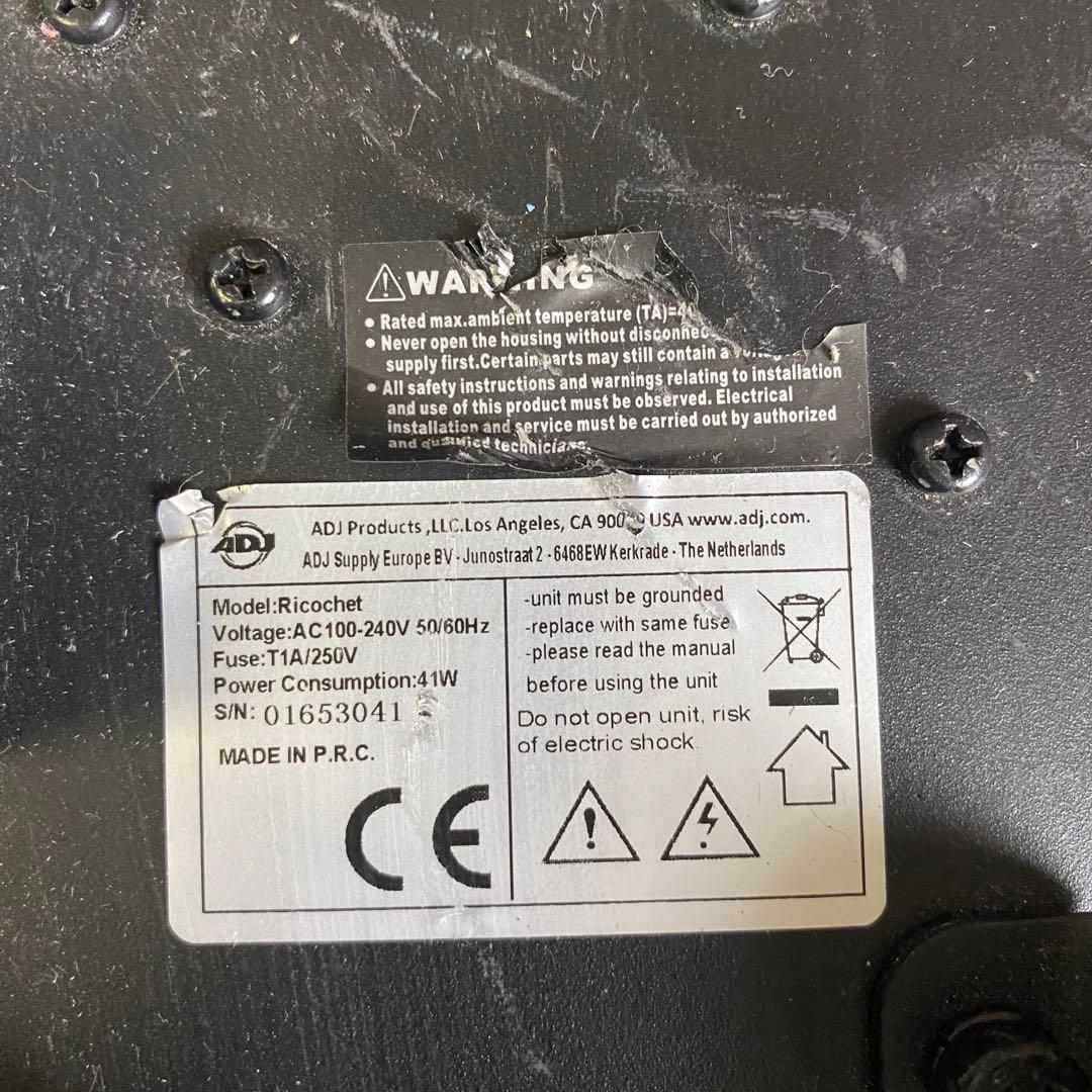 AMERICAN DJミラースキャン RICOCHET 3点セット 機材