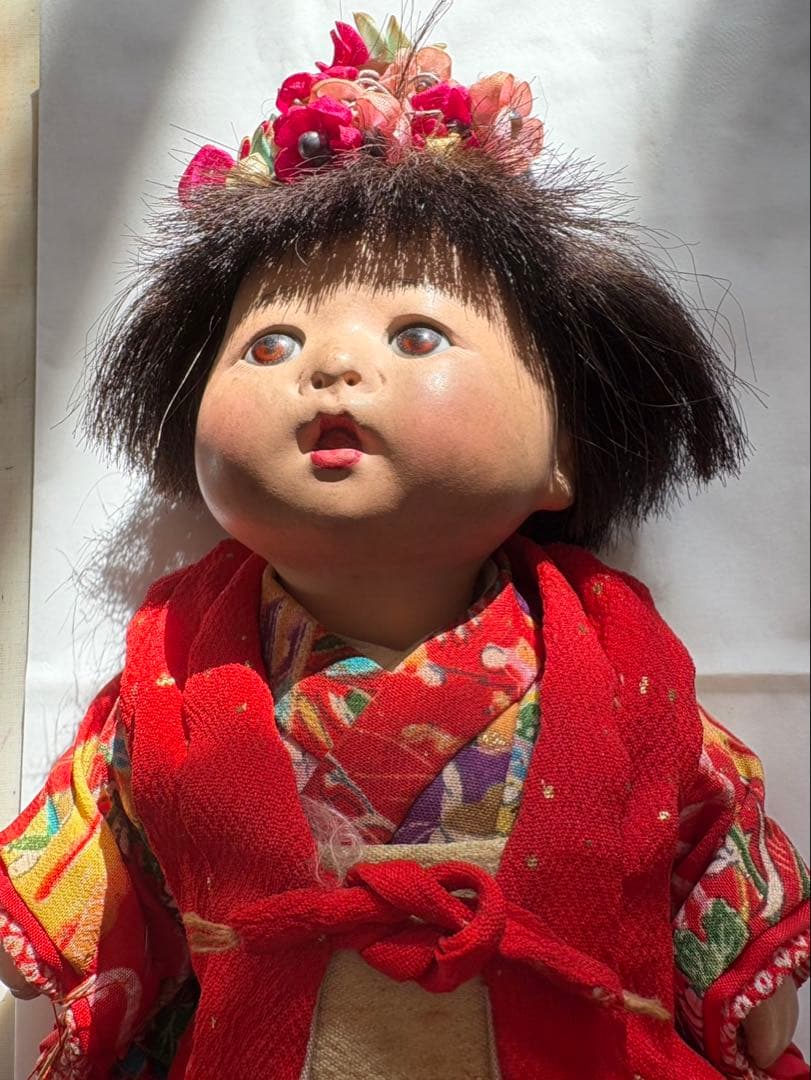 抱き人形 レトロ 和風 着物