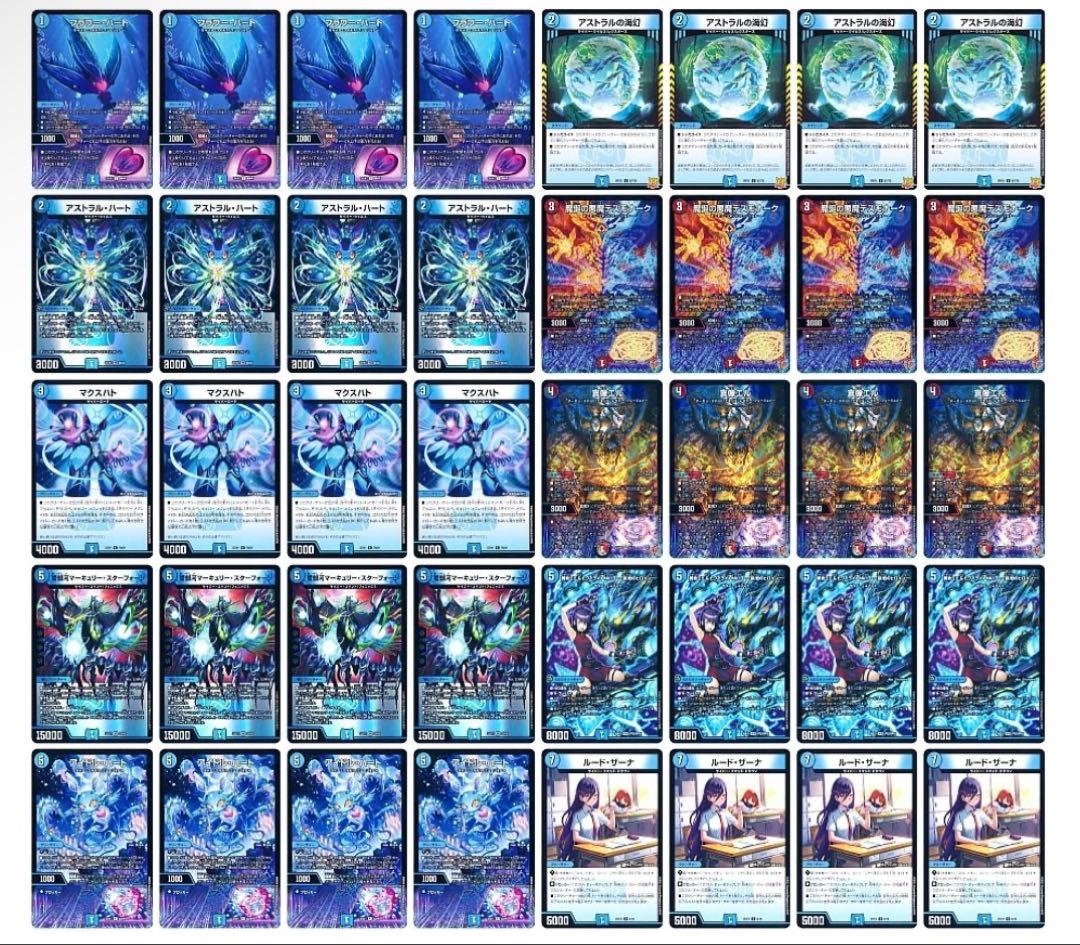 青単サイバー　水単サイバー　アグロサイバーデッキスリーブ、パーツ付き