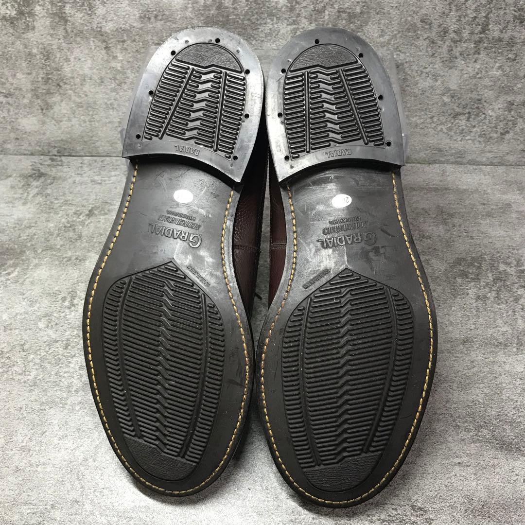 【美品】SCOTCH GRAIN シボ加工　ウィングチップ　ビジネスシューズ