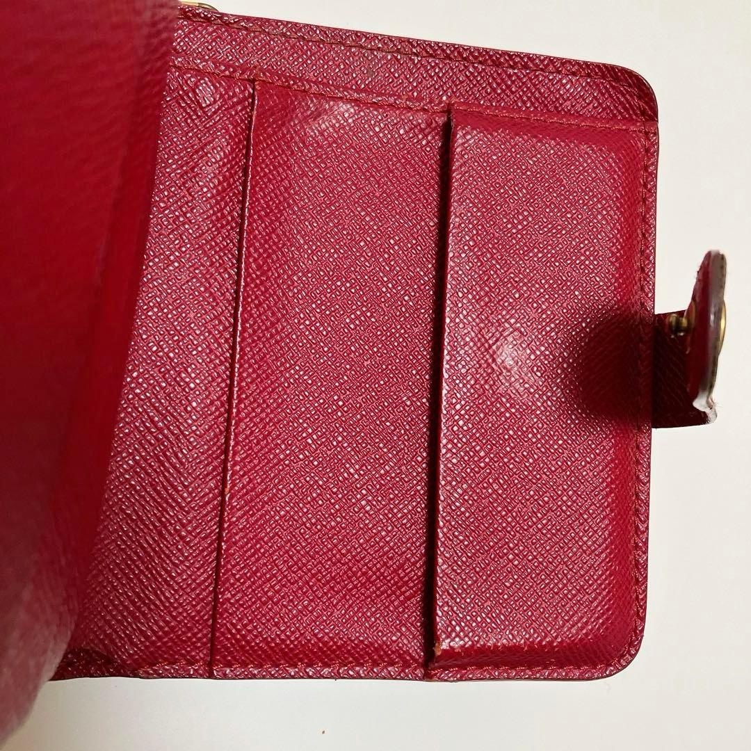 ルイヴィトン モノグラム コンパクトジップ 村上隆 チェリー 折り財布