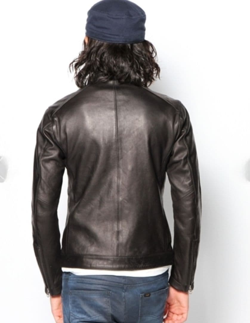 BY シープ セミベジタブル ライダースジャケット ビューティーアンドユース　M