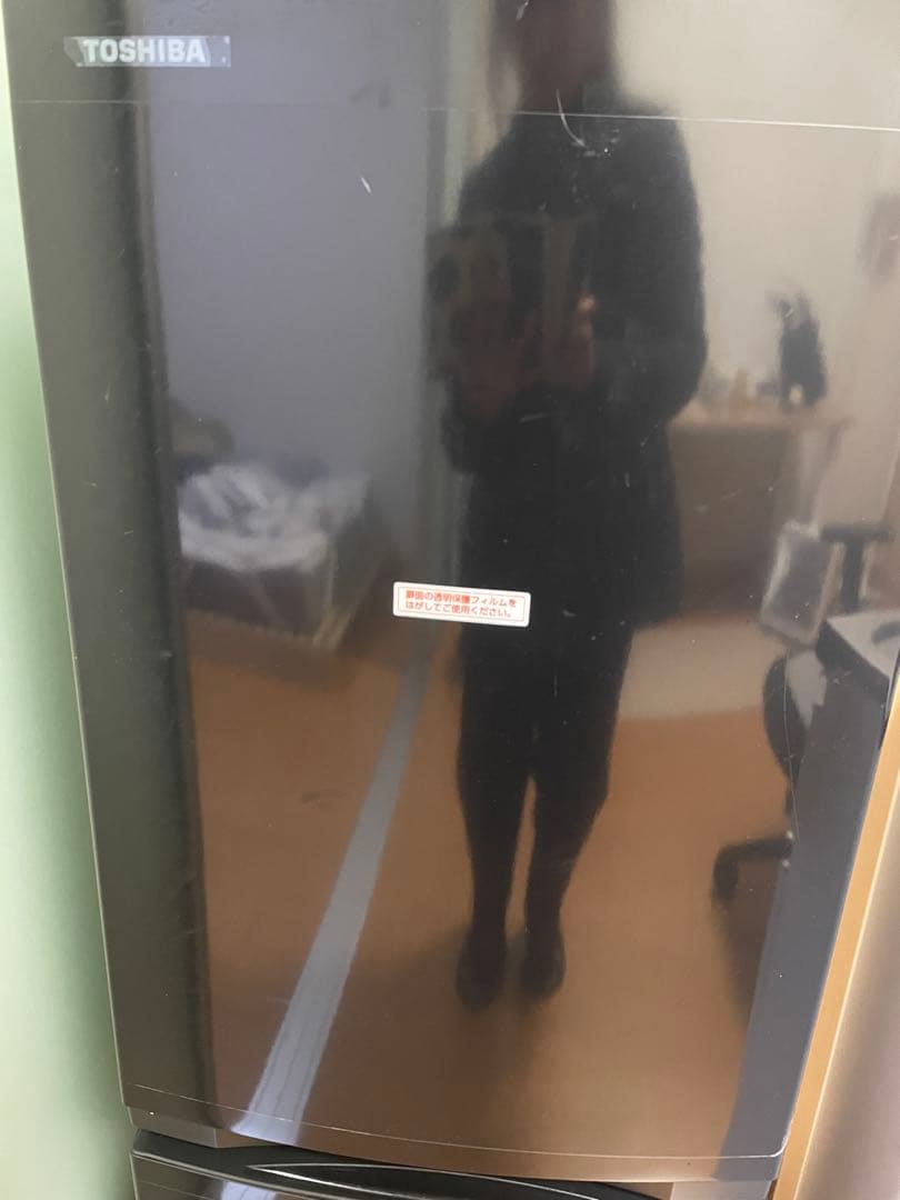 未使用！2025型東芝 GR-W15B冷蔵庫 153L セミマットブラック