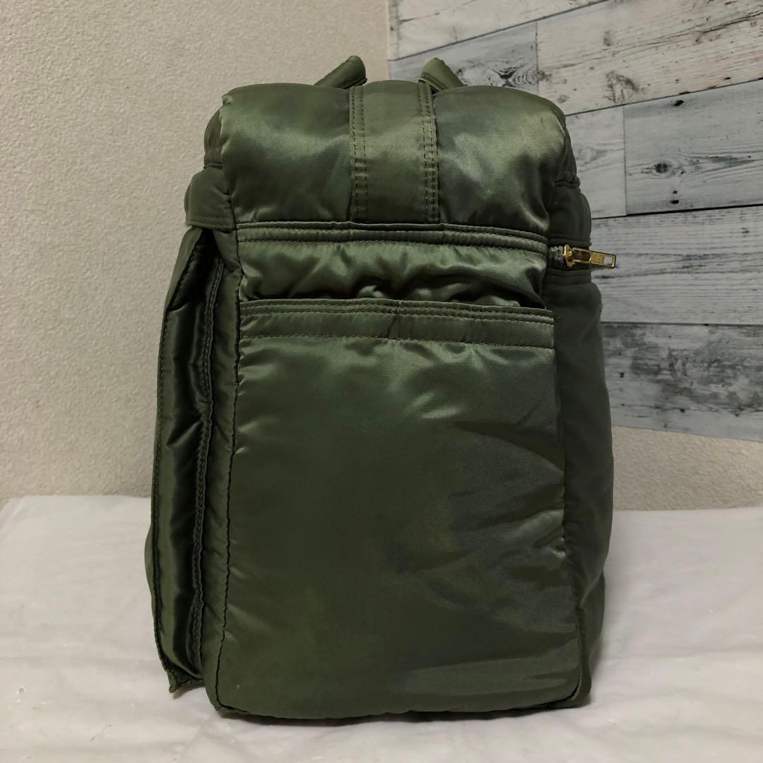 極美品✨希少 ポーター タンカー ボストンバッグL セージ 大容量 2way