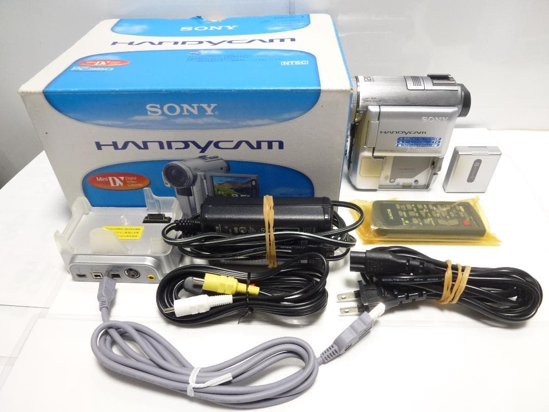 動作品　Mini DV　ソニーデジタルビデオカメラ　SONY DCR-PC350