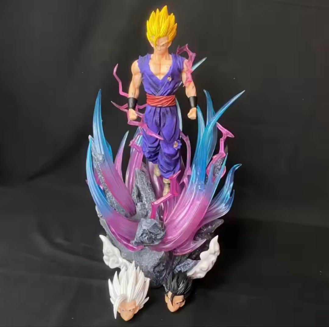 孫悟飯ビースト LED台座付き ガレージキッド フィギュア（差し替え頭3種）