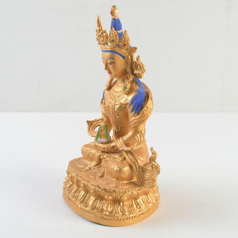 仏教美術　古銅鍍金　チベット仏　仏像　置物　V　9376