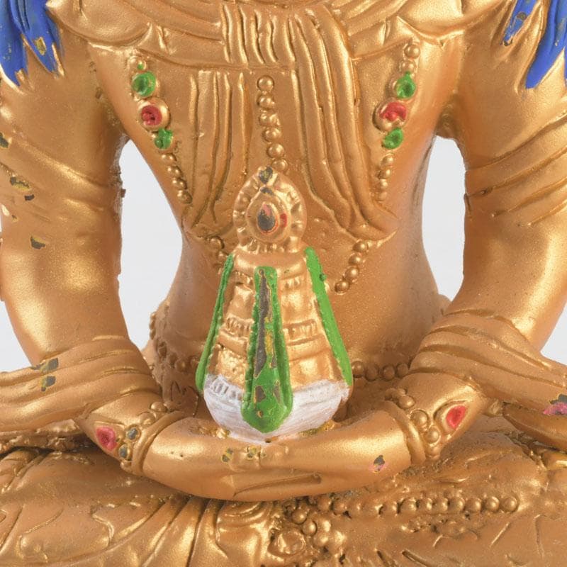 仏教美術　古銅鍍金　チベット仏　仏像　置物　V　9376