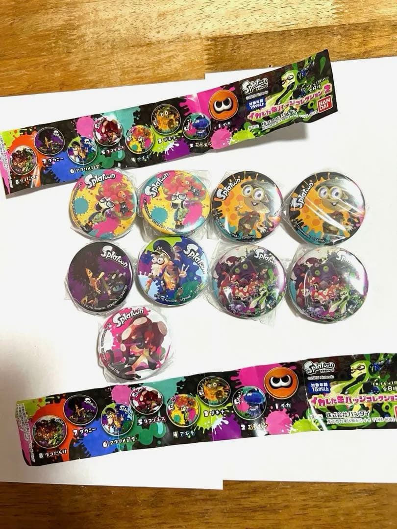 Splatoon バッジコレクション2 (9個セット)新品　未開封　美品