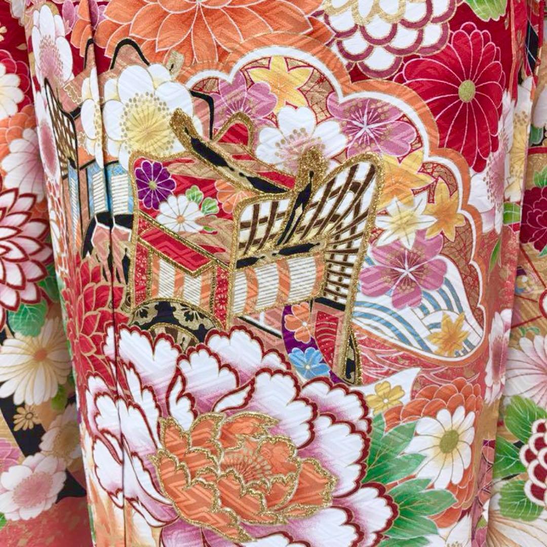 振袖 フルセット 【着付け小物付き】赤 古典 美品