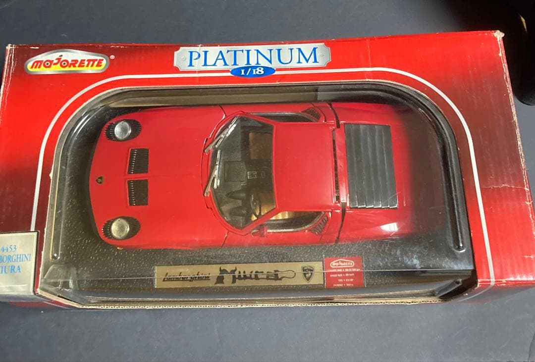 1/18 ランボルギーニ　ミウラ　レッド　2点セット