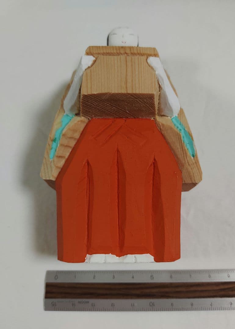 ゆ*こ様 奈良一刀彫「月こよみ 」巫女さんと12か月の捧げ物 浦弘園・作 奈良伝