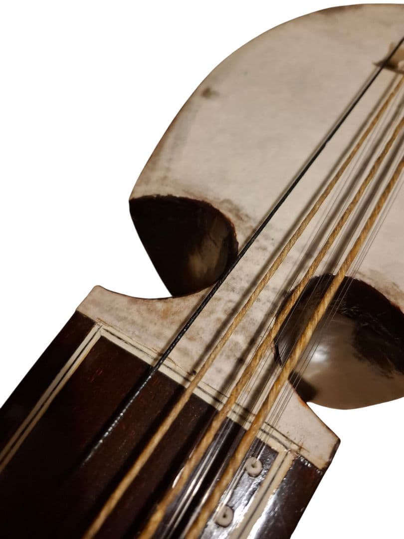 k*a様 民族楽器 ルバーブ 弦楽器 破れ汚れあり