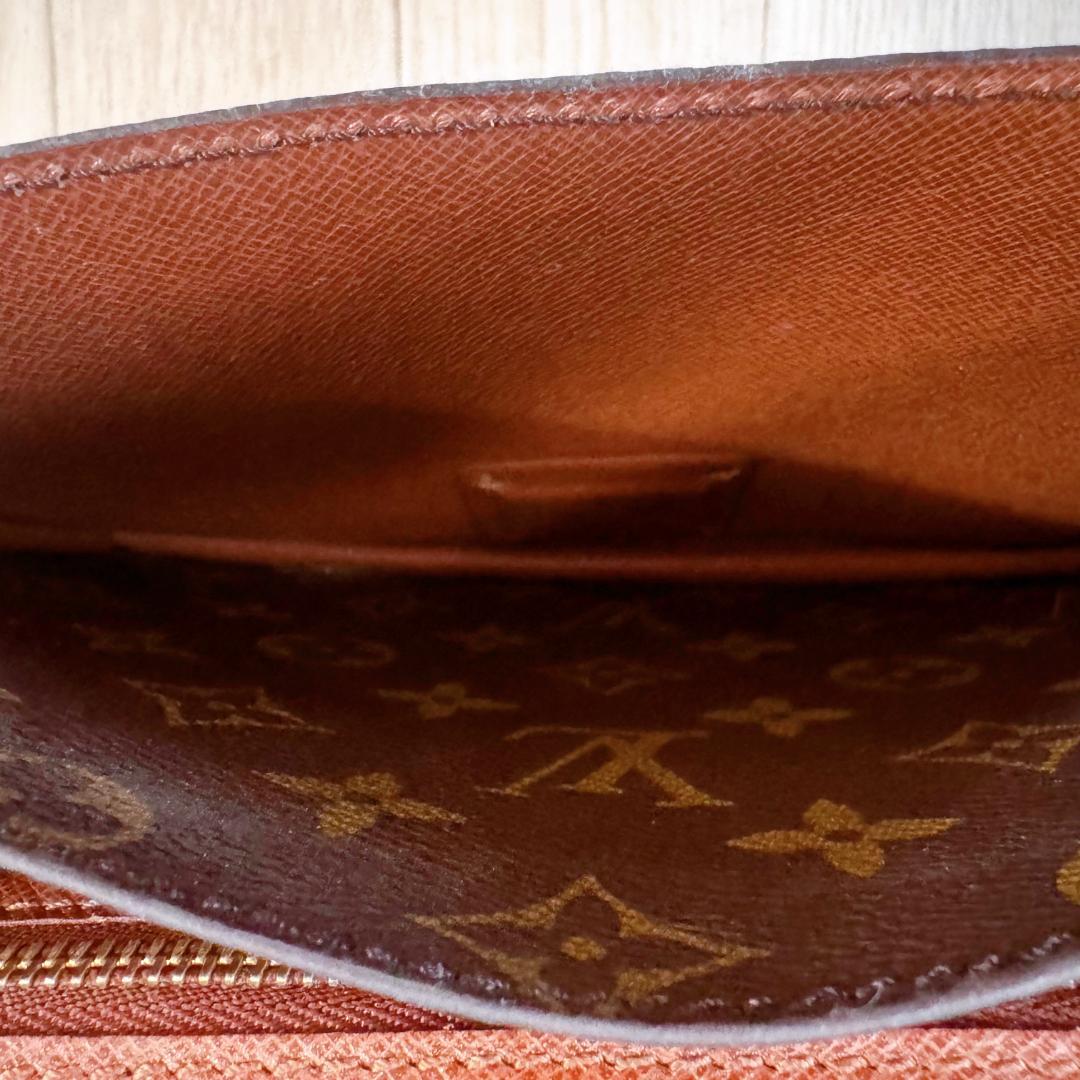 LOUIS VUITTON モンソー モノグラム ハンドバッグ 内ポケット劣化
