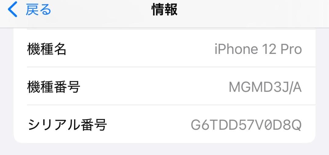 【美品】iPhone 12 Pro 256GB パシフィックブルー SIMフリー