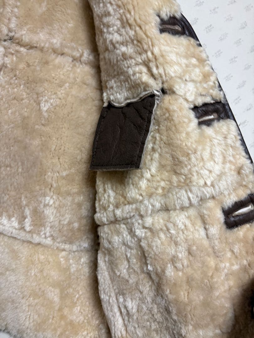 ５３１５　リアルムートンベスト ファー裏地付き