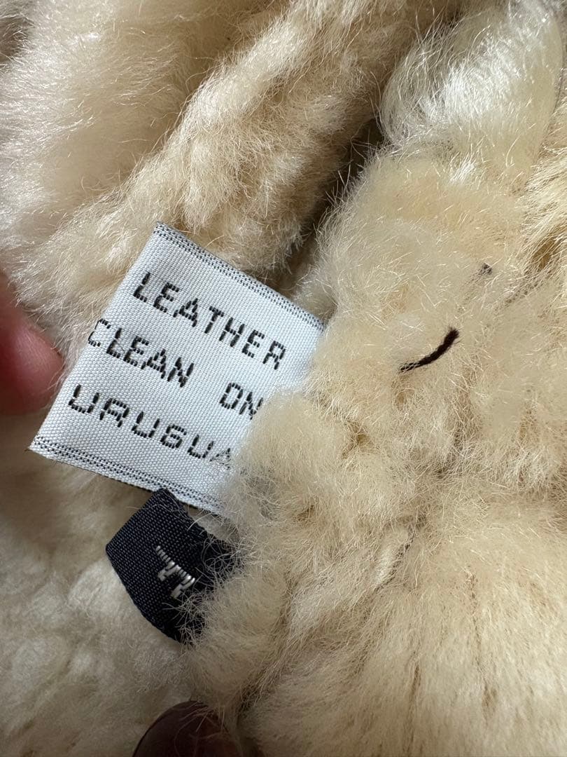 ５３１５　リアルムートンベスト ファー裏地付き