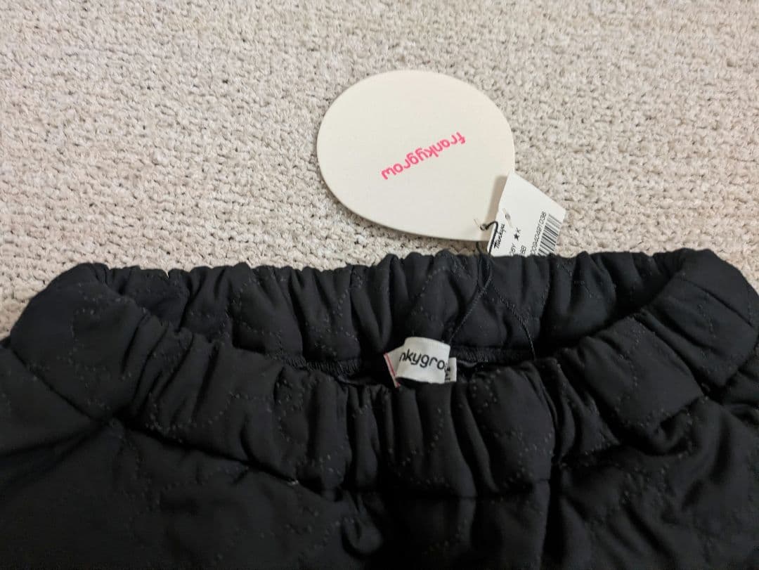 frankygrow フランキーグロウ くま柄キルティングパンツ