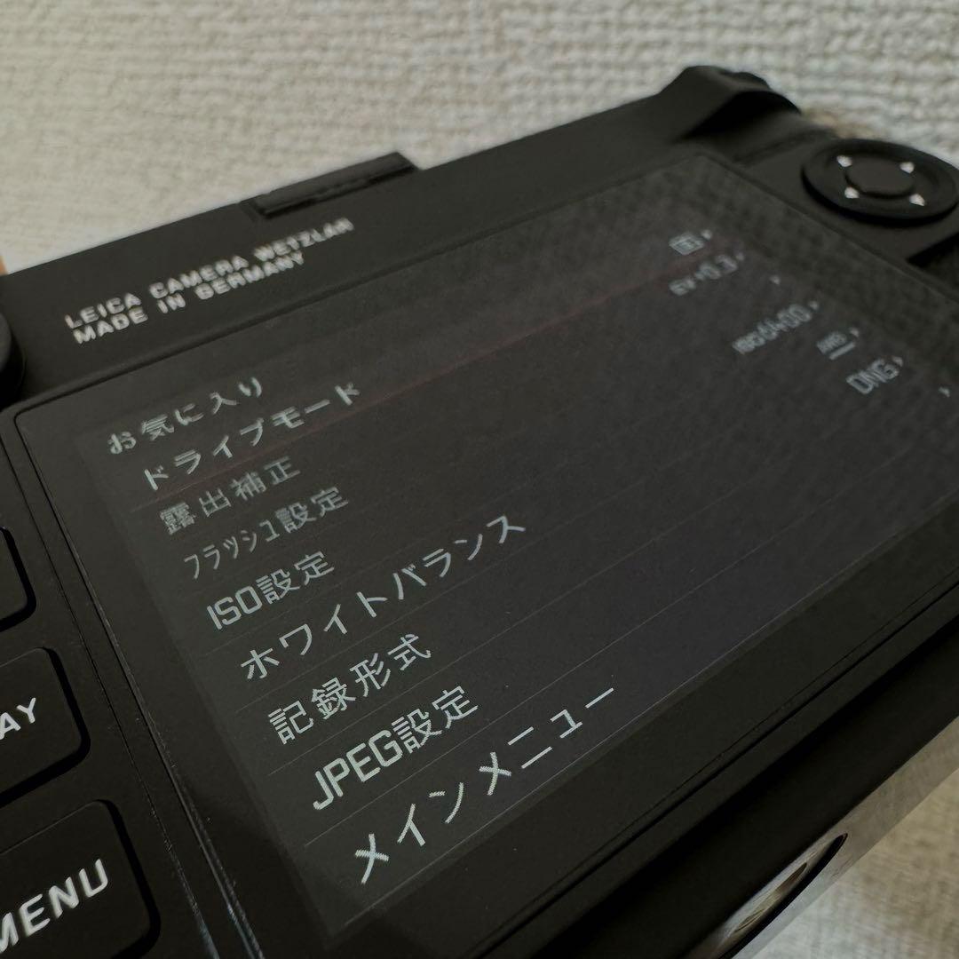 Leica M10-R ブラッククローム　極美品　A級　純正レザーケース付き