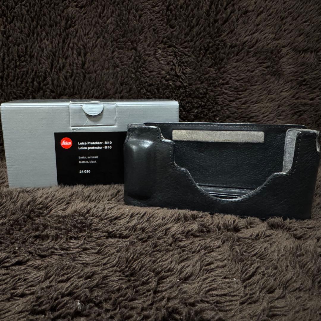 Leica M10-R ブラッククローム　極美品　A級　純正レザーケース付き