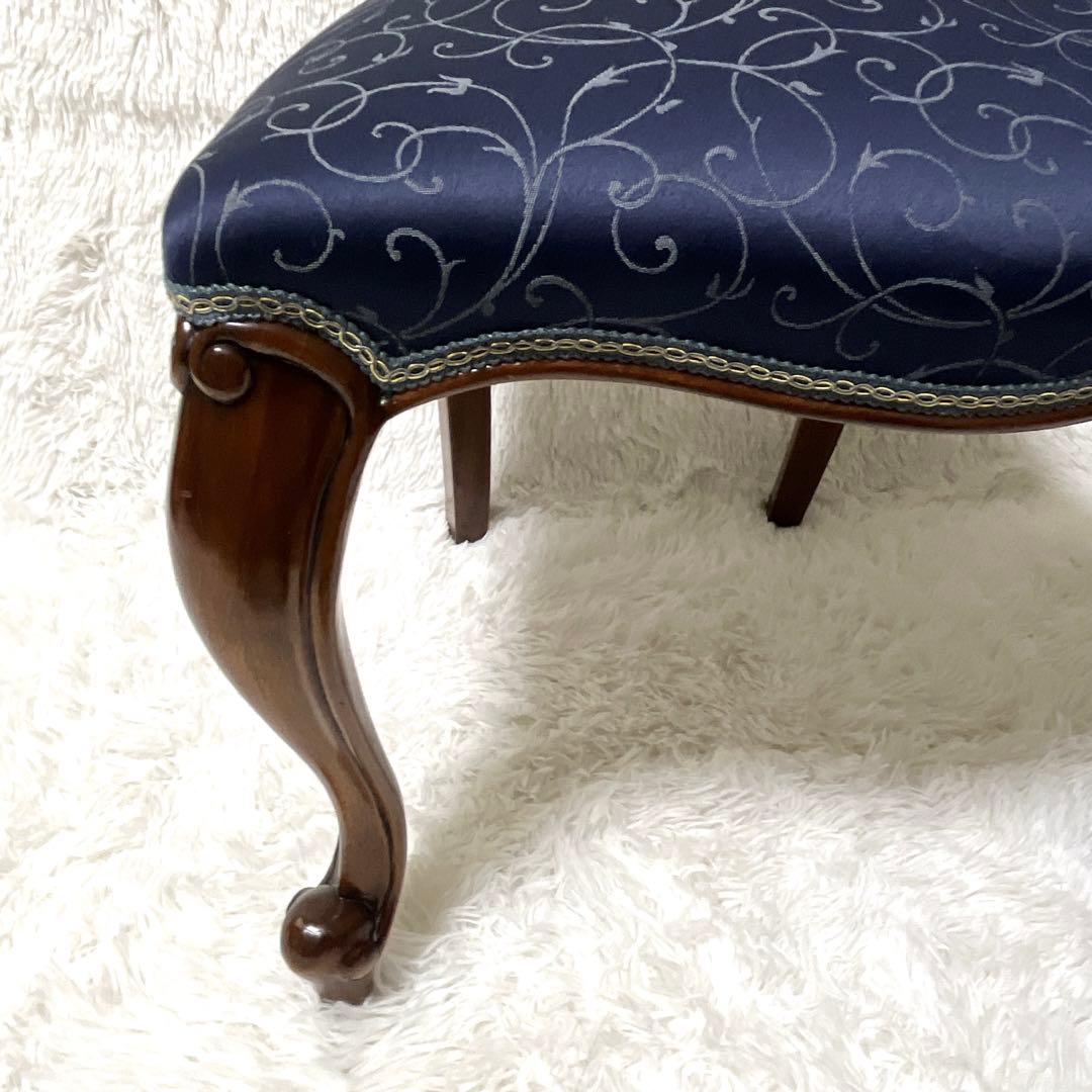 美品　バルーンバッグチェア　アンティーク　猫脚 　マホガニー　高級　椅子　イス