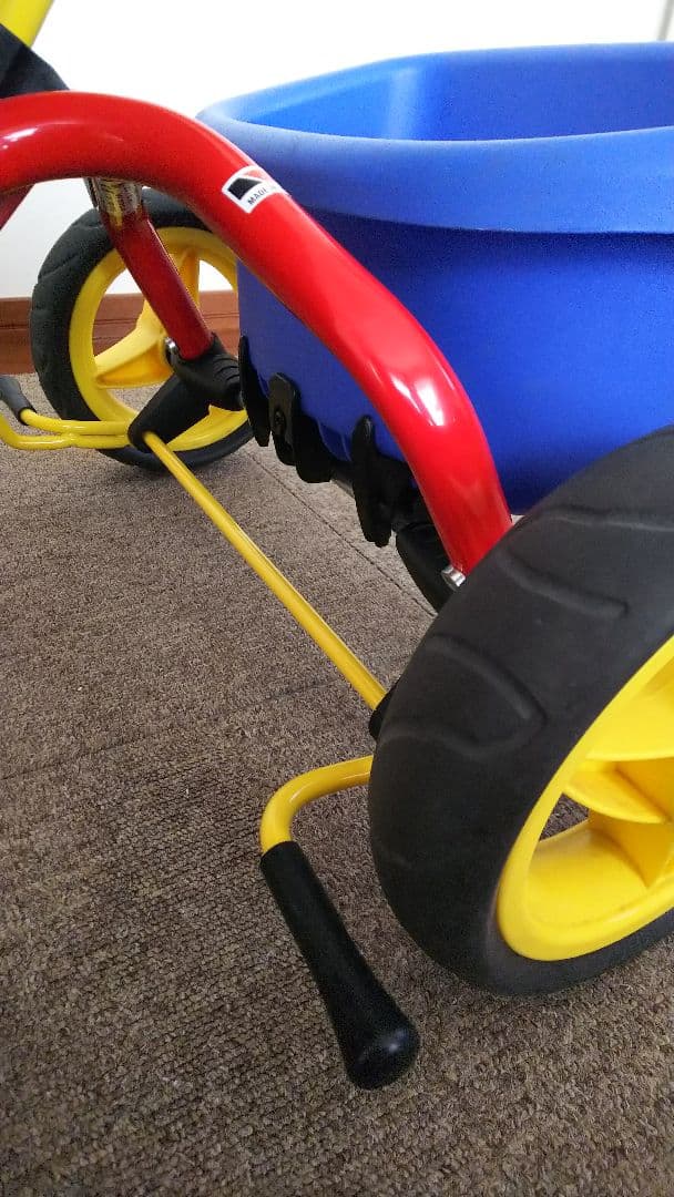 PUKY 三輪車 手押し可能 ドイツ製 前かご 後ろかご付き