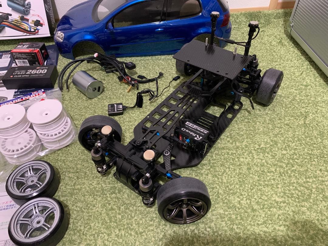 アンツ　8/1 12:00まで★TT-01 カーボンシャーシ&MRCコンバ