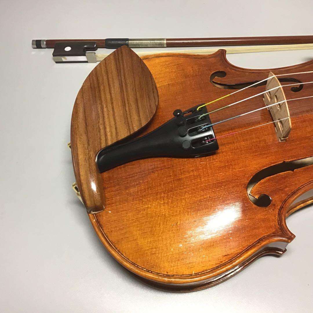 バイオリン顎当て　アクセサリー　貴重品インドローズウッドガルネリ