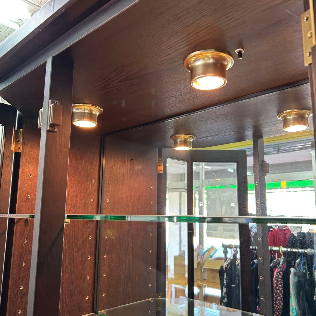 【最終値下げ】総額10万円 特大 ガラスキャビネット コレクションケースa