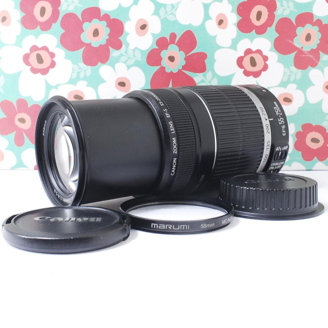 ❤Canon EF-S 55-250mm F4-5.6 IS❤手振れ補正❤望遠❤