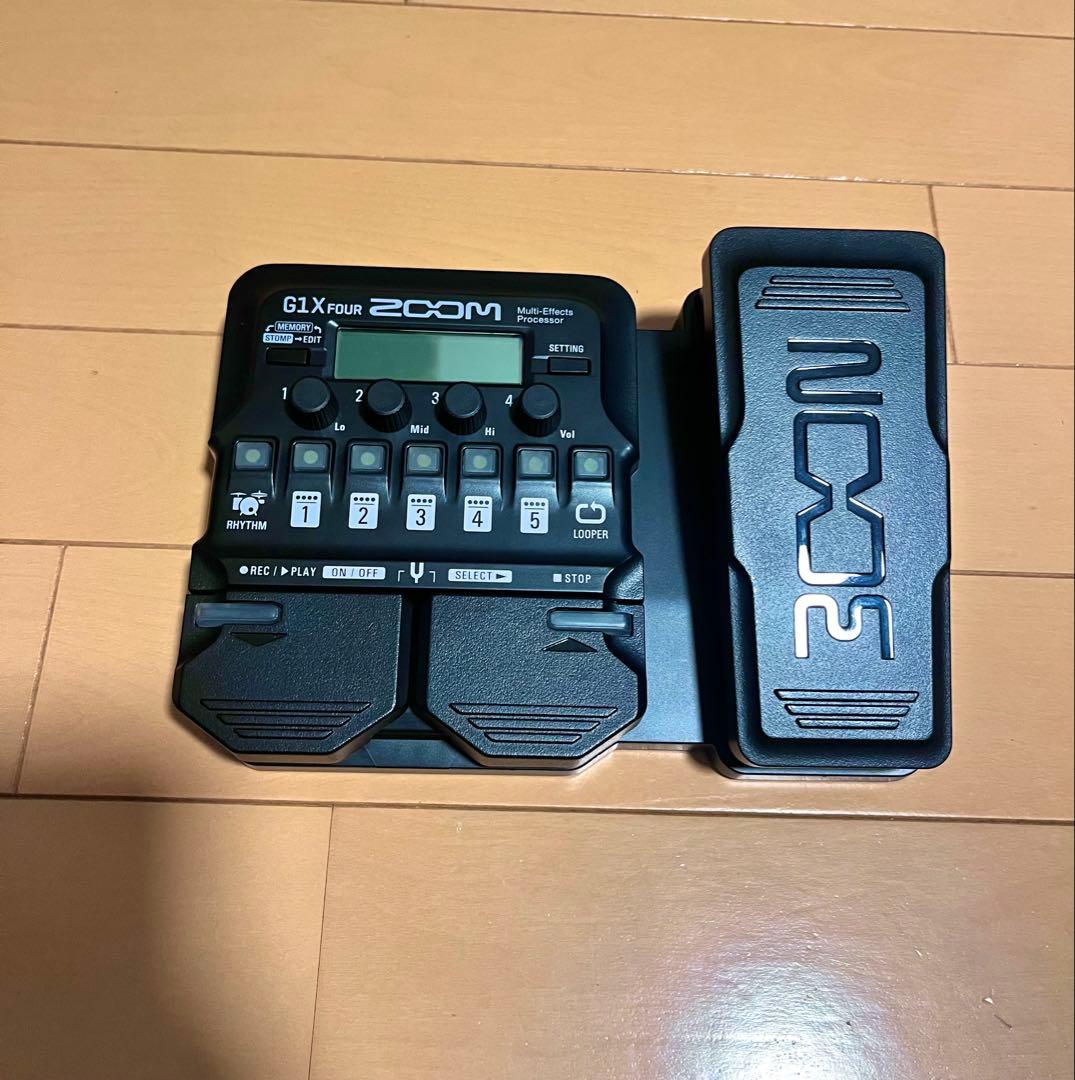 ZOOM G1X FOUR ギター用マルチエフェクター ACアダプタ付き