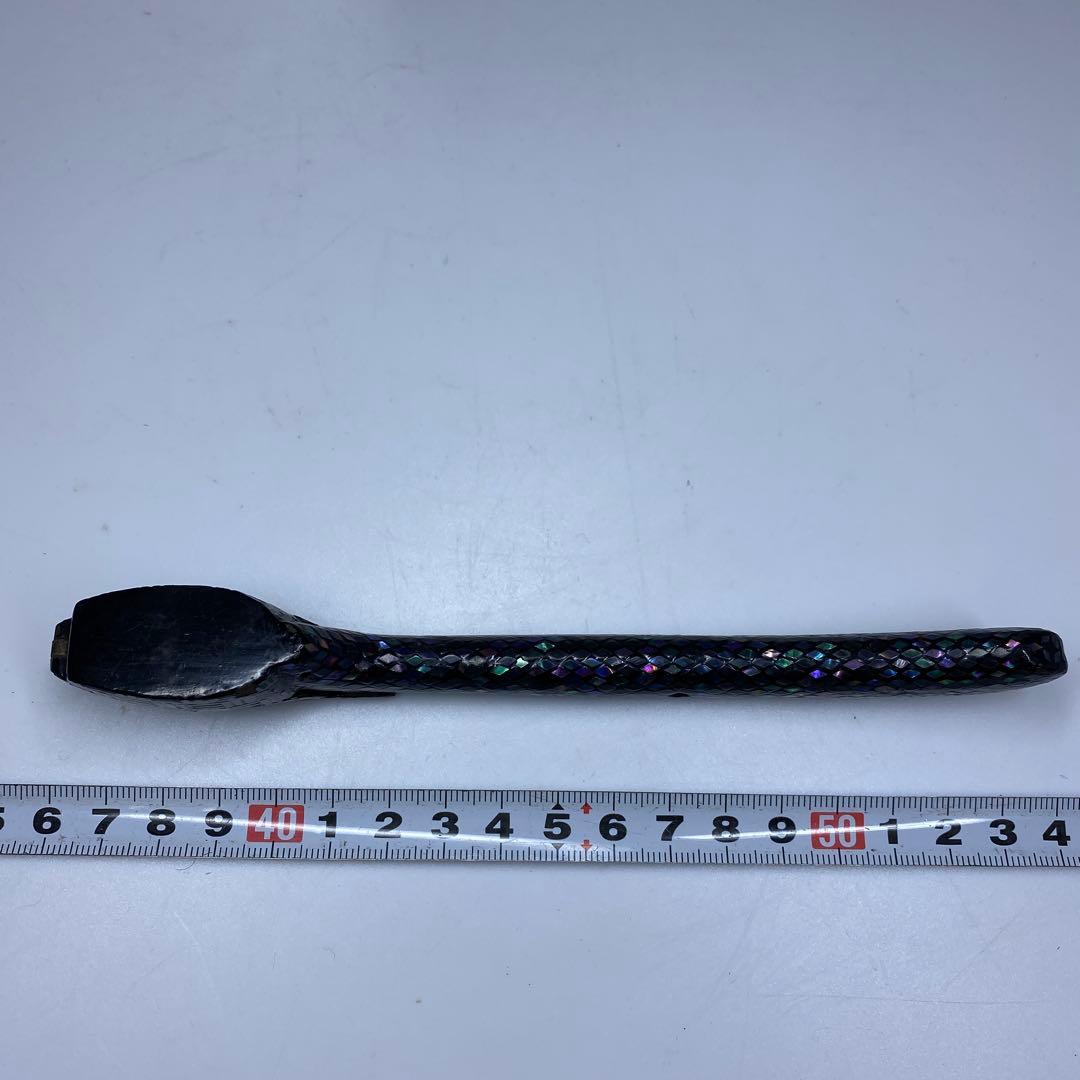 古銅　極上螺鈿　矢立　トコオ　105g 東里7-0402☆2F