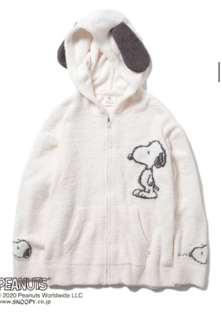 SNOOPY GELATO PIQUE ジャガードパーカ　スヌーピー　ジェラピケ