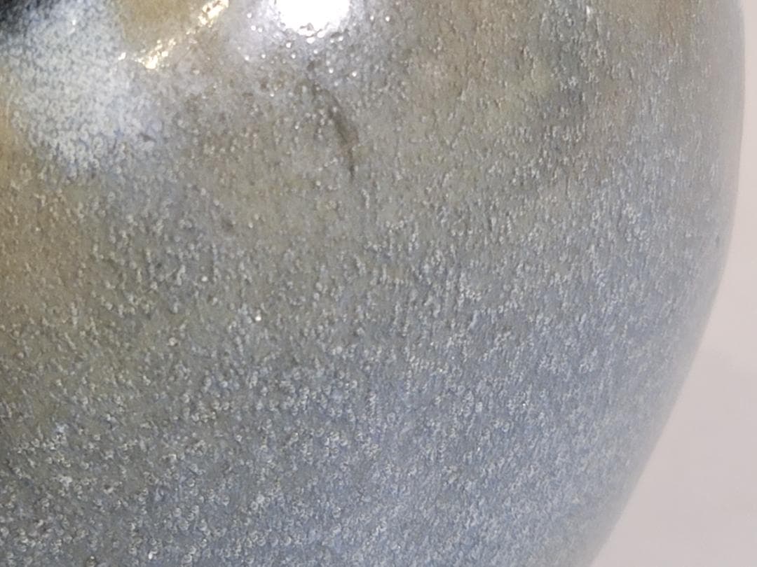 中国美術 斑紫釉 輪花 碗 時代物 DT444