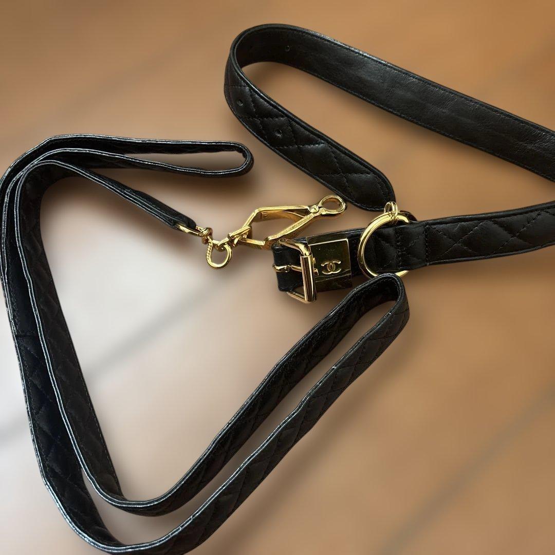 未使用品⭐️CHANEL⭐️ドッグリード&首輪