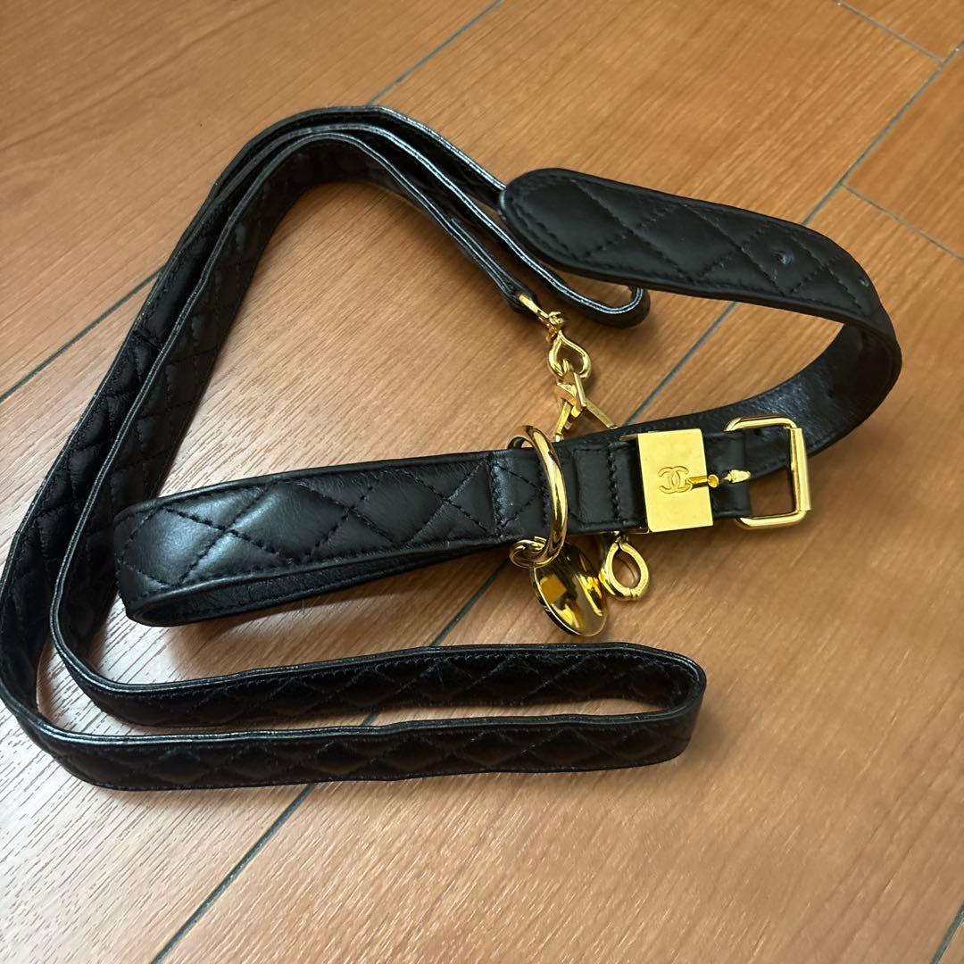 未使用品⭐️CHANEL⭐️ドッグリード&首輪