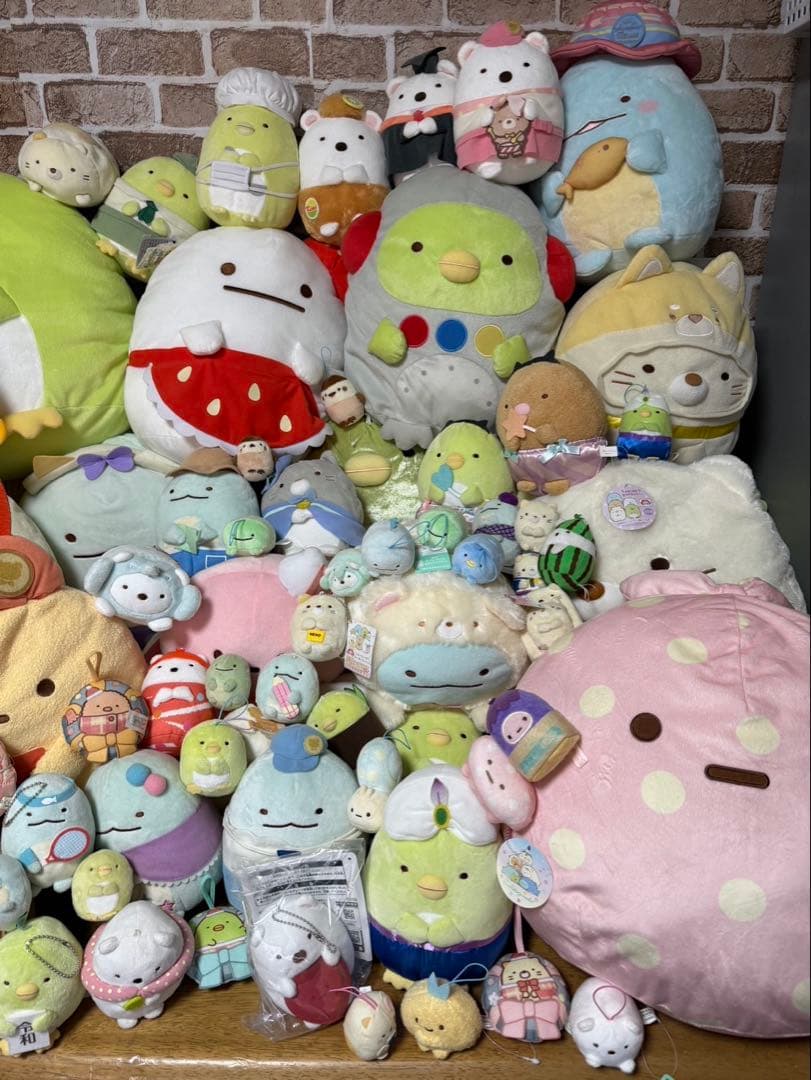 すみっコぐらし　ぬいぐるみセット70点 まとめて売り