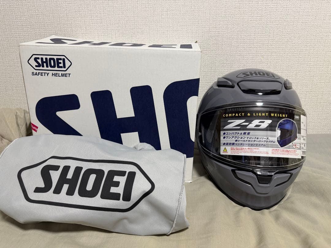 SHOEI Z-8 バイク用ヘルメット Mサイズ バサルトグレー