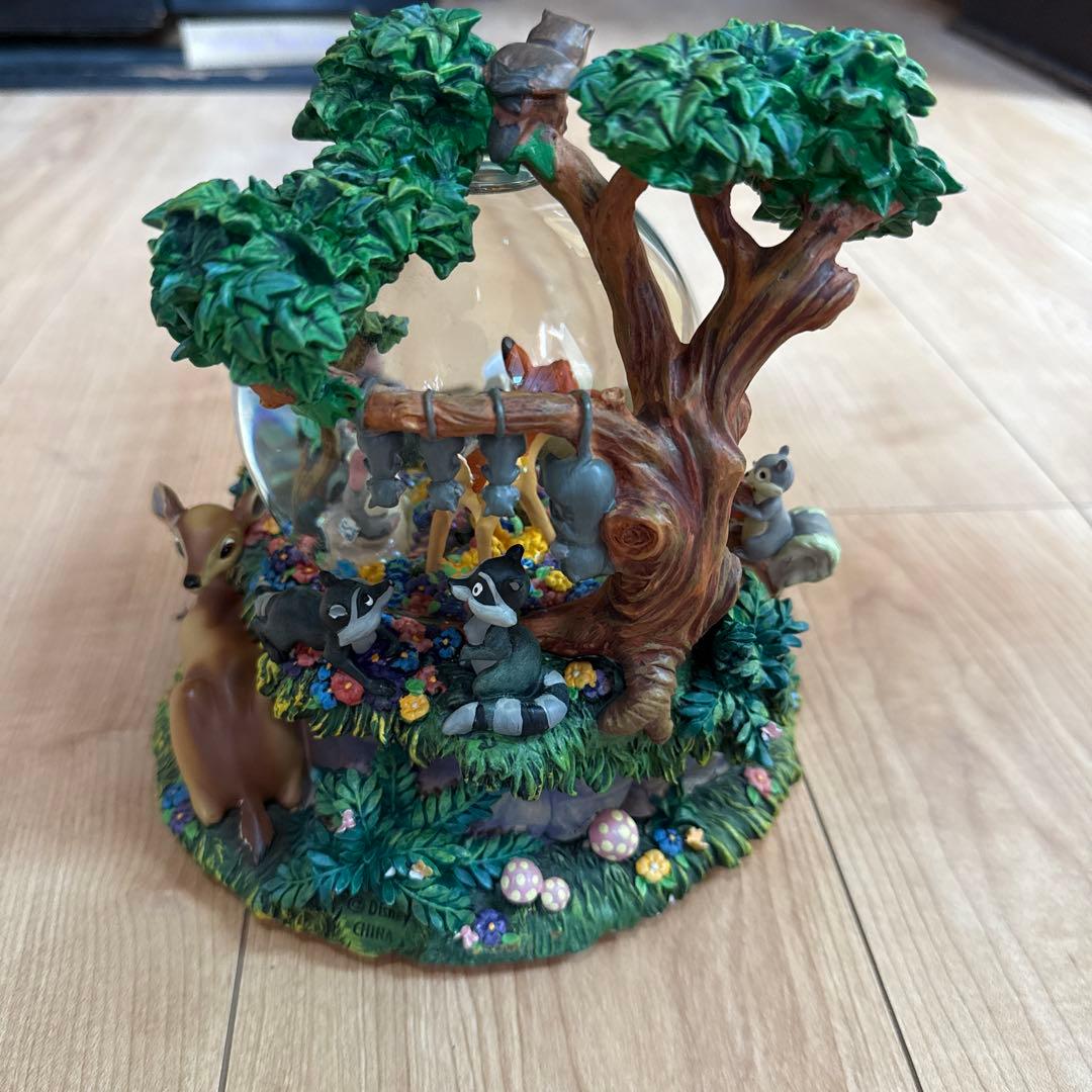 バンビ　オルゴール　スノードーム　ディズニー