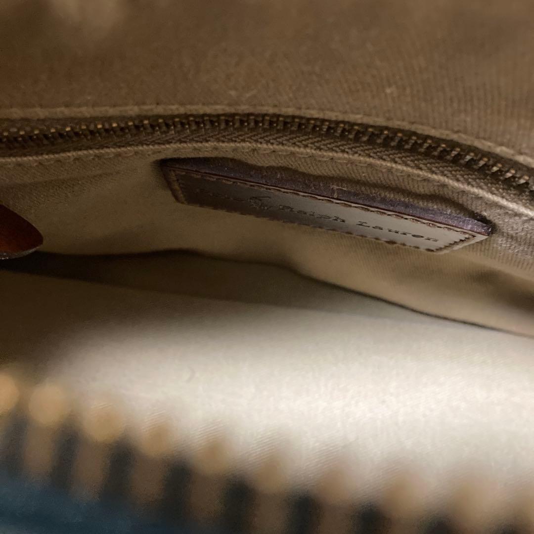 美品　ポロラルフローレン　ミニボストンバッグ