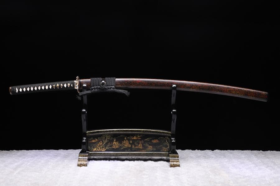 虎斑霧斬り侍刀 日本刀 模造刀 居合刀 武士道 武蔵 鑑賞用 手鍛造打