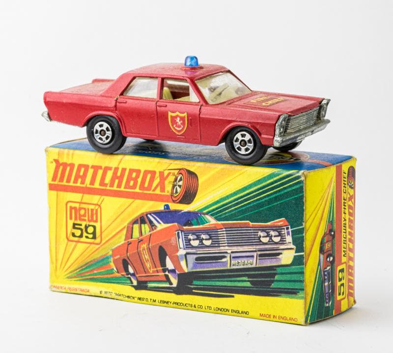 MATCHBOX 1970 Superfast ★ FIRE CHIEF CAR